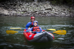 Inflatable Kayaking on the Wild & Scenic Salmon